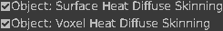blender-addon-Voxel Heat Diffuse Skinning
