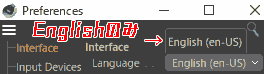 cinema4d language is English only