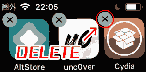 Remove it by pressing X in the top left corner of the Cydia app.