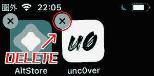 Similarly, remove unc0ver.